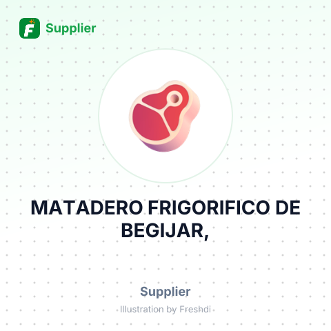 MATADERO FRIGORIFICO DE BEGIJAR, – summary card, no photo uploaded yet