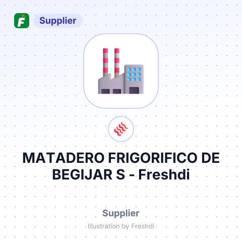 MATADERO FRIGORIFICO DE BEGIJAR S – summary card, no photo uploaded yet