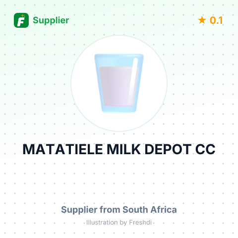 MATATIELE MILK DEPOT CC – summary card, no photo uploaded yet