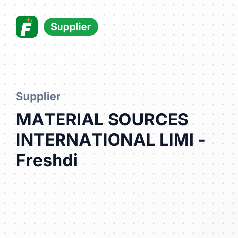 MATERIAL SOURCES INTERNATIONAL LIMI – summary card, no photo uploaded yet