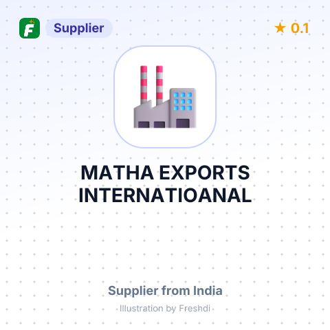 MATHA EXPORTS INTERNATIOANAL – summary card, no photo uploaded yet