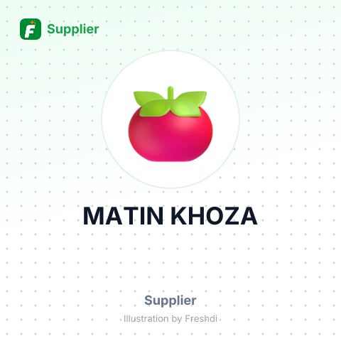 MATIN KHOZA – summary card, no photo uploaded yet