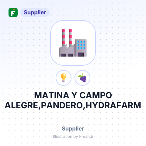MATINA Y CAMPO ALEGRE,PANDERO,HYDRAFARM – summary card, no photo uploaded yet