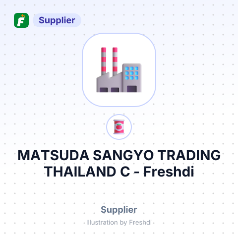 MATSUDA SANGYO TRADING THAILAND C – summary card, no photo uploaded yet