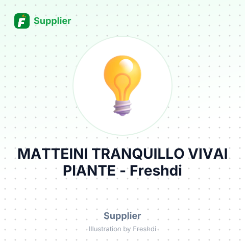 MATTEINI TRANQUILLO VIVAI PIANTE – summary card, no photo uploaded yet