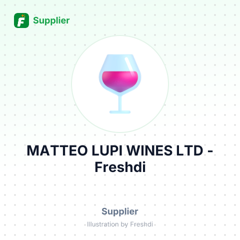 MATTEO LUPI WINES LTD – summary card, no photo uploaded yet