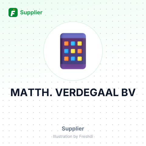 MATTH. VERDEGAAL BV – summary card, no photo uploaded yet