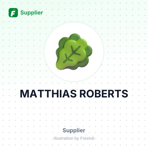 MATTHIAS ROBERTS – summary card, no photo uploaded yet