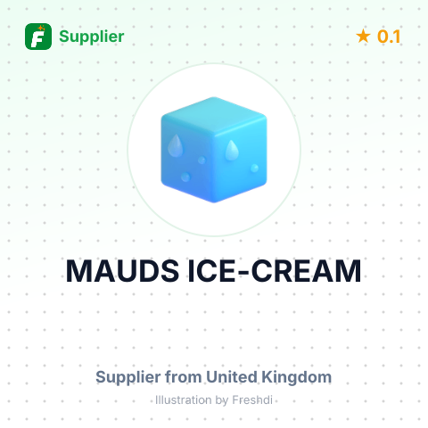 MAUDS ICE-CREAM – summary card, no photo uploaded yet