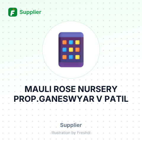 MAULI ROSE NURSERY PROP.GANESWYAR V PATIL – summary card, no photo uploaded yet