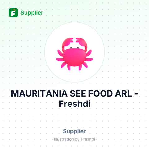 MAURITANIA SEE FOOD ARL – summary card, no photo uploaded yet