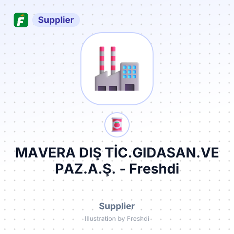 MAVERA DIŞ TİC.GIDASAN.VE PAZ.A.Ş. – summary card, no photo uploaded yet