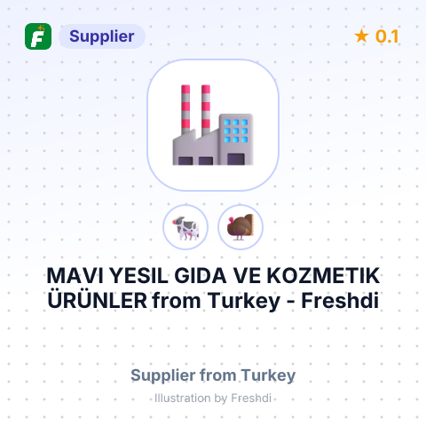 MAVI YESIL GIDA VE KOZMETIK ÜRÜNLER – summary card, no photo uploaded yet