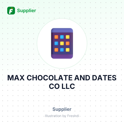 MAX CHOCOLATE AND DATES CO LLC – summary card, no photo uploaded yet