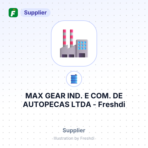 MAX GEAR IND. E COM. DE AUTOPECAS LTDA – summary card, no photo uploaded yet