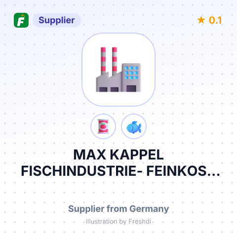 MAX KAPPEL FISCHINDUSTRIE- FEINKOST E.K. – summary card, no photo uploaded yet