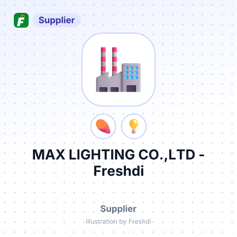 MAX LIGHTING CO.,LTD – summary card, no photo uploaded yet