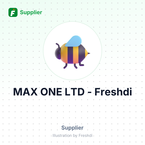 MAX ONE LTD – summary card, no photo uploaded yet