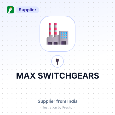 MAX SWITCHGEARS – summary card, no photo uploaded yet