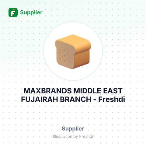 MAXBRANDS MIDDLE EAST FUJAIRAH BRANCH – summary card, no photo uploaded yet