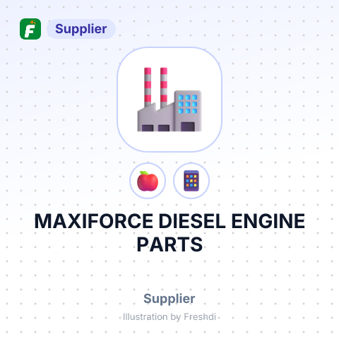 MAXIFORCE DIESEL ENGINE PARTS – summary card, no photo uploaded yet