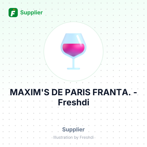 MAXIM'S DE PARIS FRANTA. – summary card, no photo uploaded yet