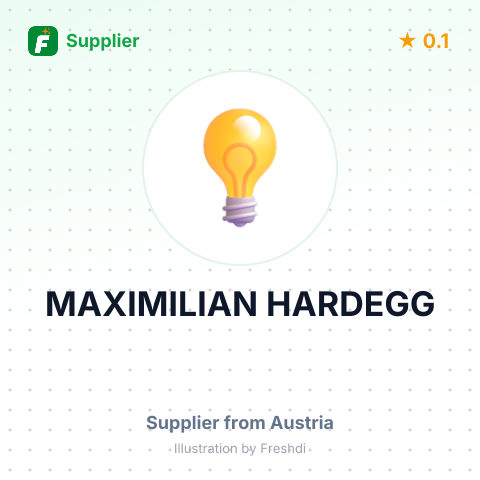 MAXIMILIAN HARDEGG – summary card, no photo uploaded yet