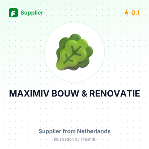 MAXIMIV BOUW & RENOVATIE – summary card, no photo uploaded yet