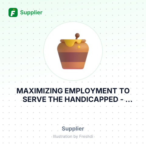 MAXIMIZING EMPLOYMENT TO SERVE THE HANDICAPPED – summary card, no photo uploaded yet