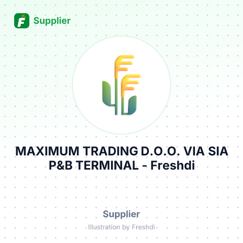 MAXIMUM TRADING D.O.O. VIA SIA P&B TERMINAL – summary card, no photo uploaded yet