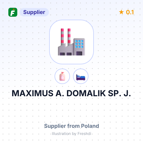 MAXIMUS A. DOMALIK SP. J. – summary card, no photo uploaded yet