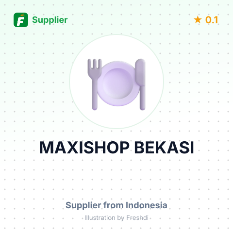 MAXISHOP BEKASI – summary card, no photo uploaded yet