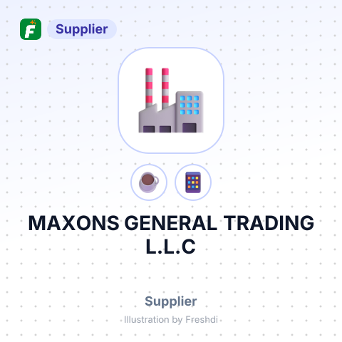 MAXONS GENERAL TRADING L.L.C – summary card, no photo uploaded yet
