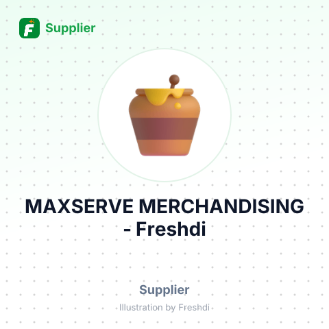 MAXSERVE MERCHANDISING – summary card, no photo uploaded yet
