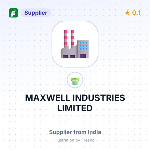 MAXWELL INDUSTRIES LIMITED – summary card, no photo uploaded yet