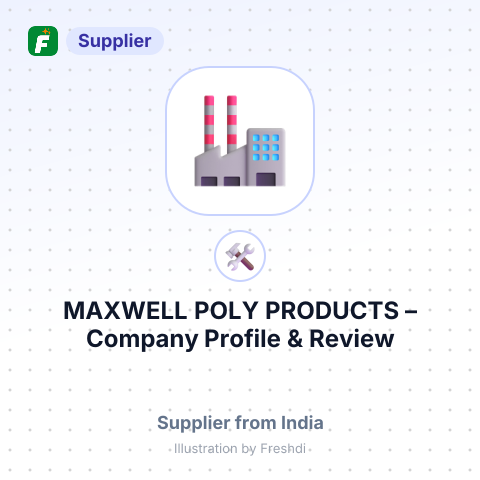 MAXWELL POLY PRODUCTS – summary card, no photo uploaded yet