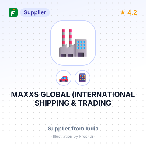 MAXXS GLOBAL (INTERNATIONAL SHIPPING & TRADING – summary card, no photo uploaded yet