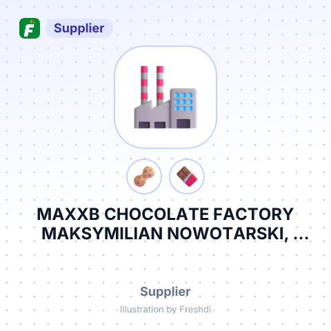 MAXXB CHOCOLATE FACTORY MAKSYMILIAN NOWOTARSKI, KATARZYNA BORKOWSKA SPOLKA JAWNA, – summary card, no photo uploaded yet