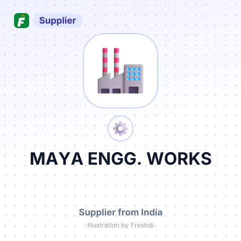 MAYA ENGG. WORKS – summary card, no photo uploaded yet