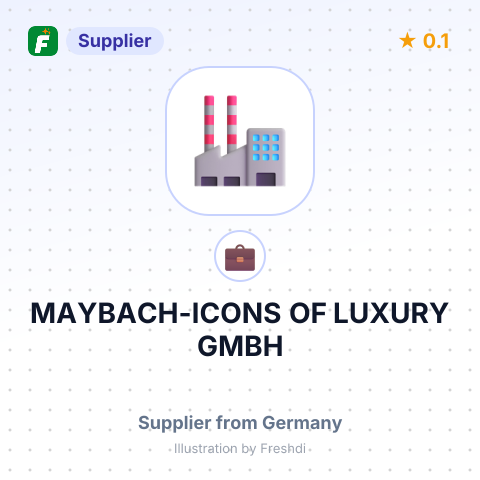 MAYBACH-ICONS OF LUXURY GMBH – summary card, no photo uploaded yet