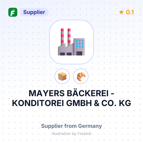 MAYERS BÄCKEREI - KONDITOREI GMBH & CO. KG – summary card, no photo uploaded yet