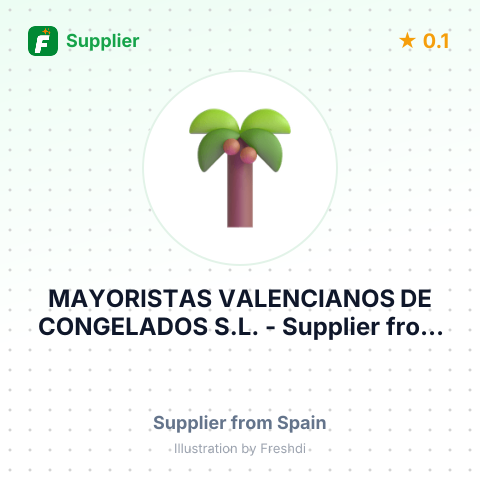 MAYORISTAS VALENCIANOS DE CONGELADOS S.L. – summary card, no photo uploaded yet