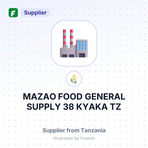 MAZAO FOOD GENERAL SUPPLY 38 KYAKA TZ – summary card, no photo uploaded yet