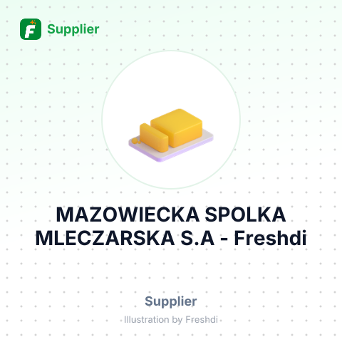MAZOWIECKA SPOLKA MLECZARSKA S.A – summary card, no photo uploaded yet