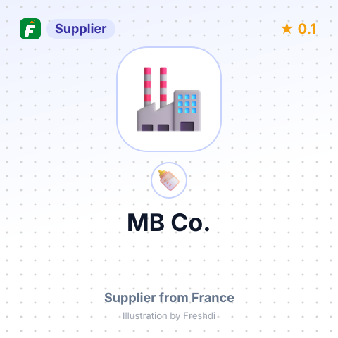 MB Co. – summary card, no photo uploaded yet