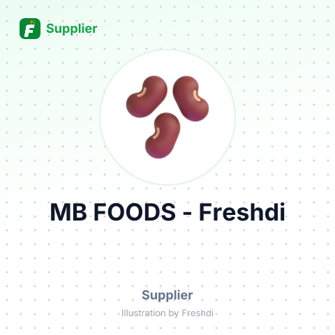 MB FOODS – summary card, no photo uploaded yet