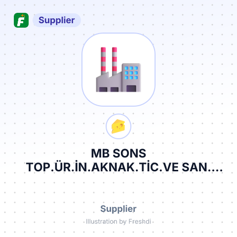 MB SONS TOP.ÜR.İN.AKNAK.TİC.VE SAN. LTD – summary card, no photo uploaded yet