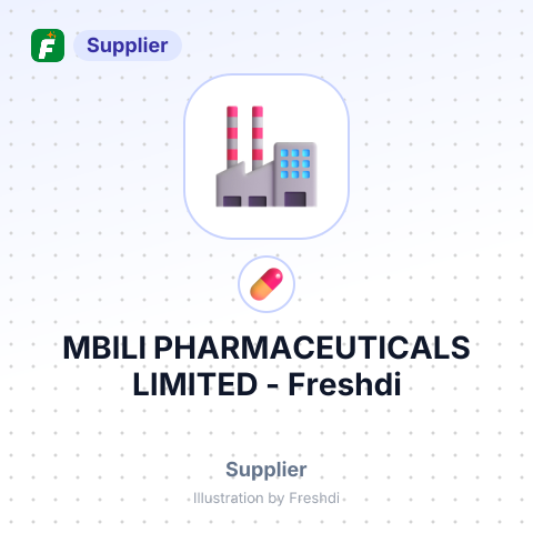 MBILI PHARMACEUTICALS LIMITED – summary card, no photo uploaded yet