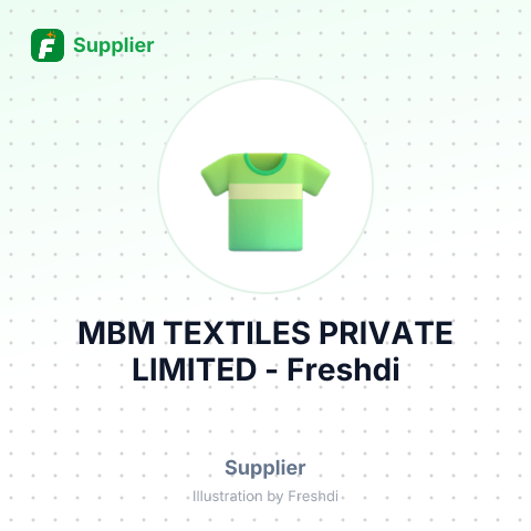 MBM TEXTILES PRIVATE LIMITED – summary card, no photo uploaded yet