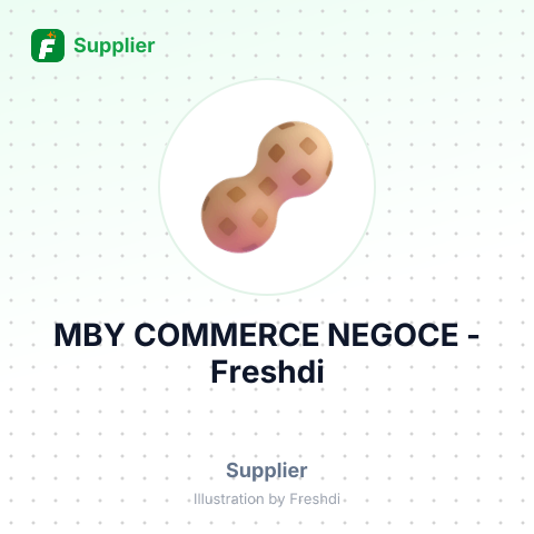 MBY COMMERCE NEGOCE – summary card, no photo uploaded yet